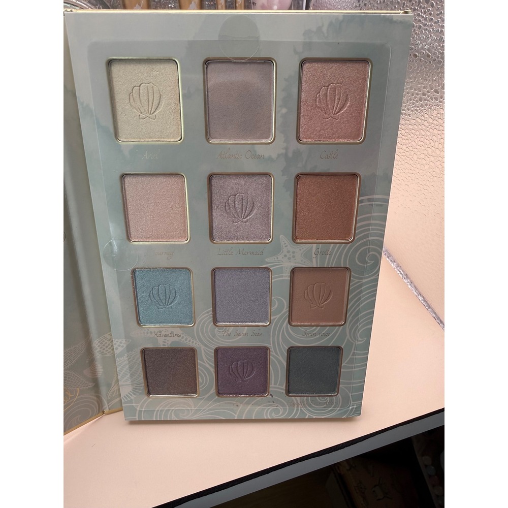 Disney The Little Mermaid Ariel Cosmetics Bundle Makeup Palette Brushes Gloss - Picture 11 of 16